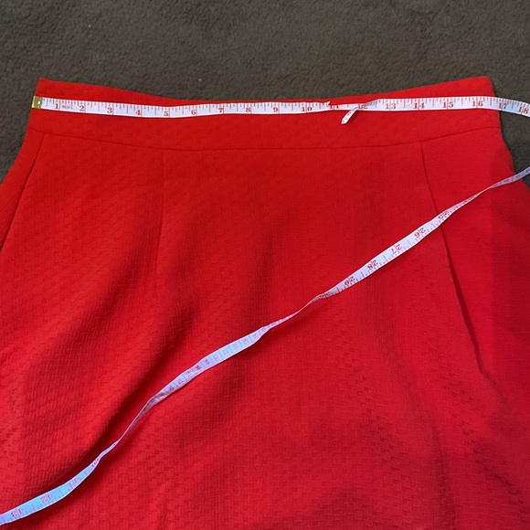 NY&Co Red Skirt - Picture 8 of 9